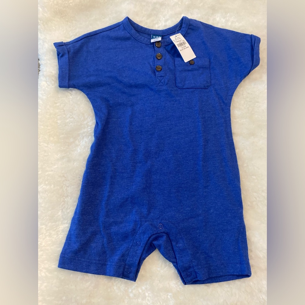 Blue Baby Romper